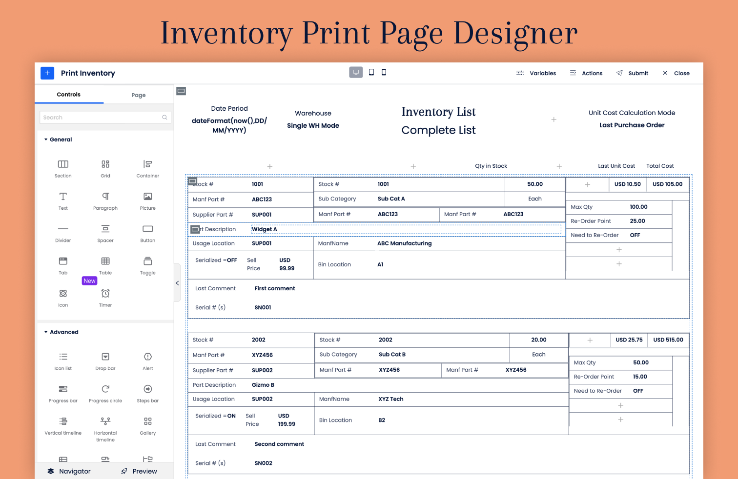 Print Page Designer_Inventory